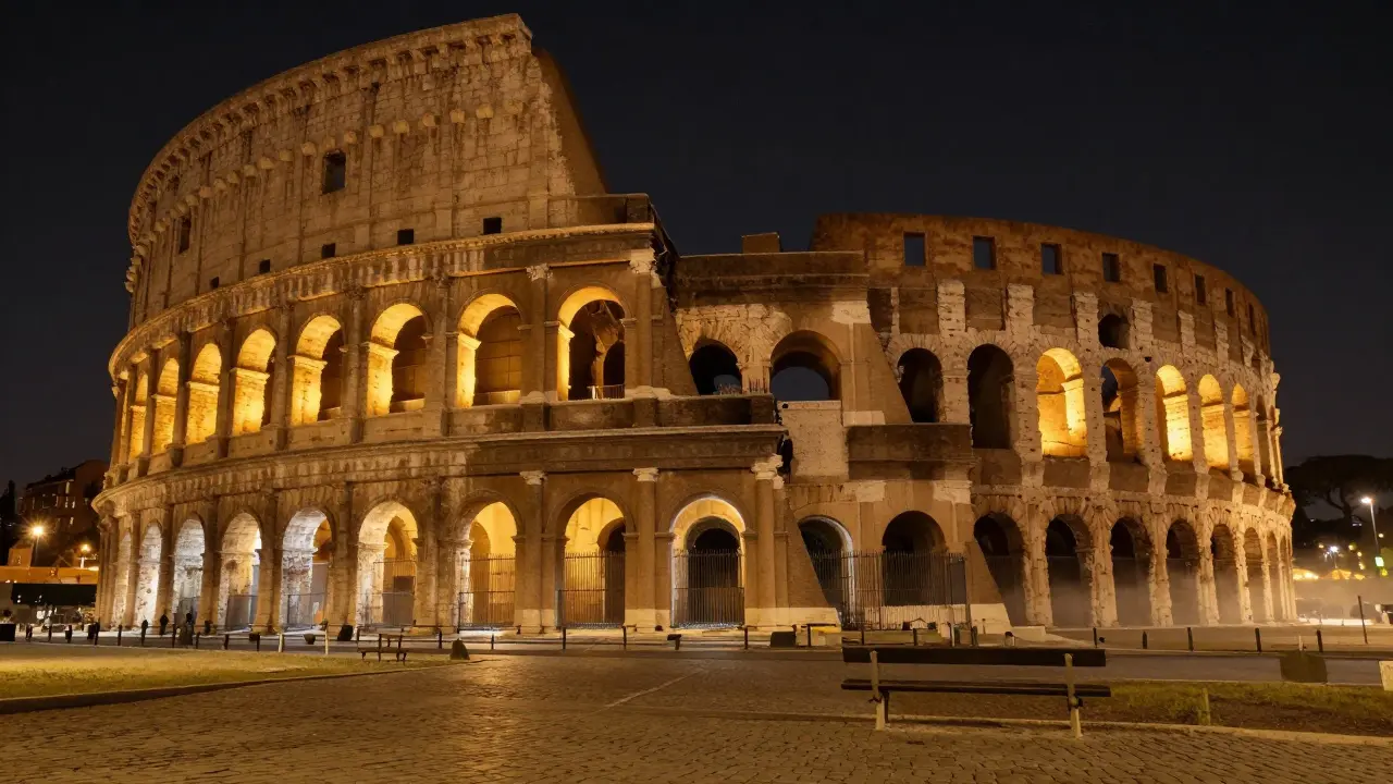 Rome at Night - Where History Shines